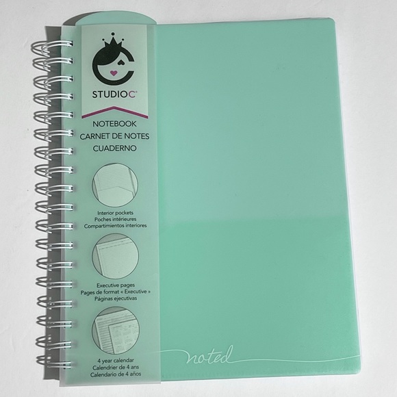 Carolina Pad College Ruled Notebook mint green 7x9 - Picture 1 of 6